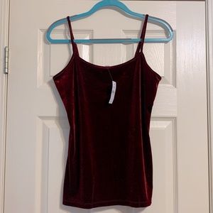 BNWT Loft velvet tank